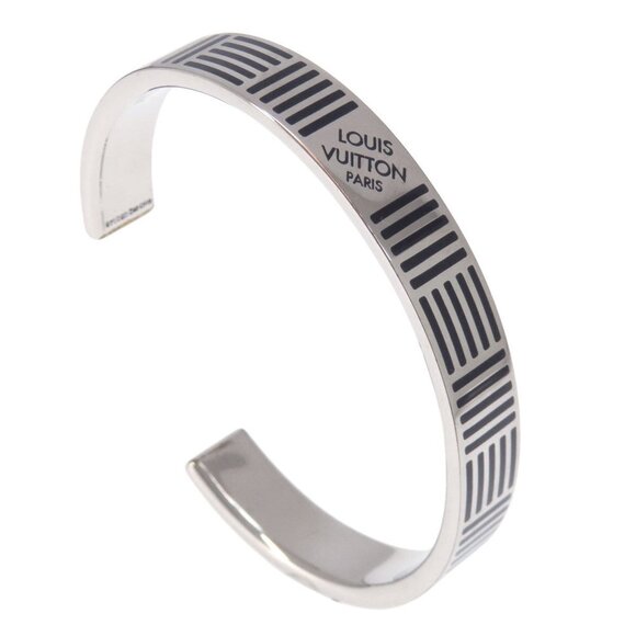 LOUIS VUITTON Silver Damier Charm Bracelet - Picture 2 of 9